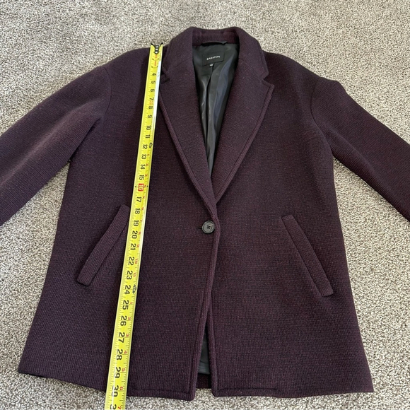 Babaton Henry Wool Single Button Coat Size Small - Picture 10 of 16
